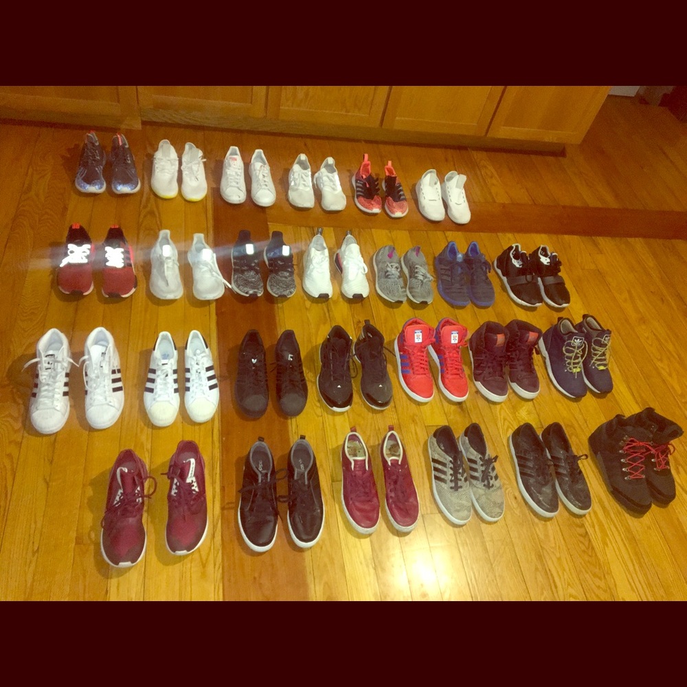 Adidas... various models... ONLY SIZE 9...
